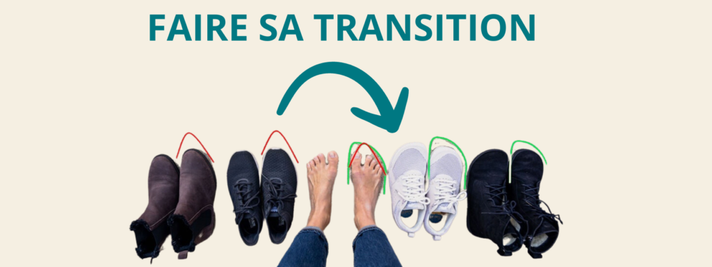 transition vers les barefoot shoes